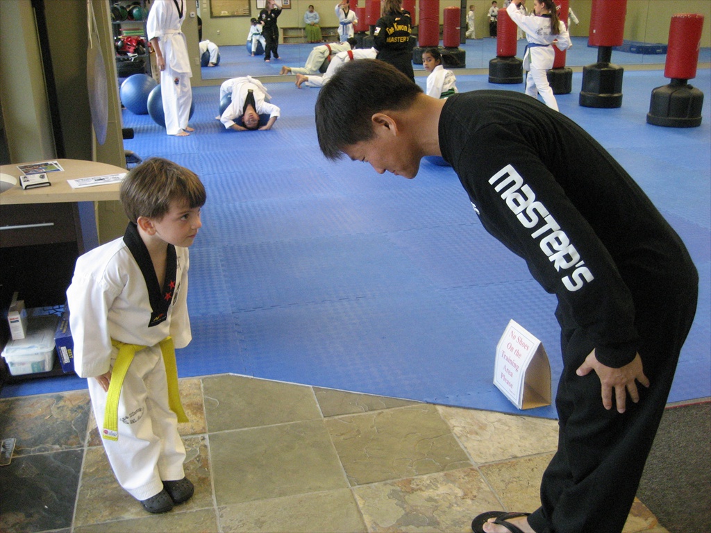 Masters-Taekwondo (1) Master Tom and student